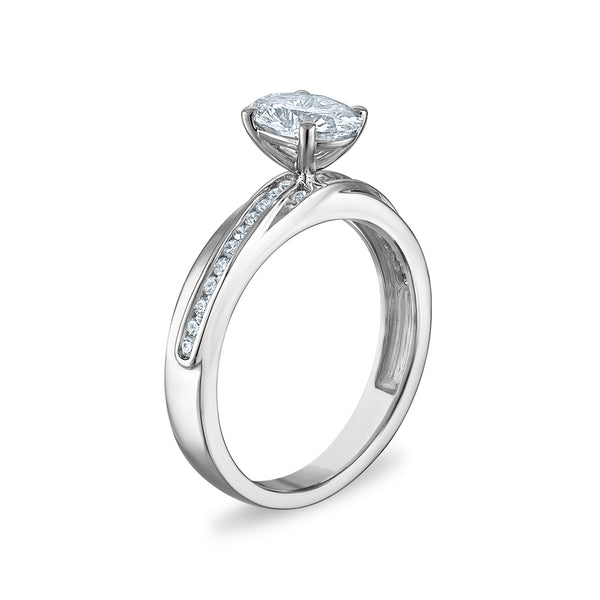 EcoLove 2 CTW Lab Grown Diamond Wedding Trio Set in 10KT White Gold