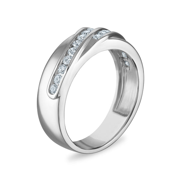 EcoLove 2 CTW Lab Grown Diamond Wedding Trio Set in 10KT White Gold