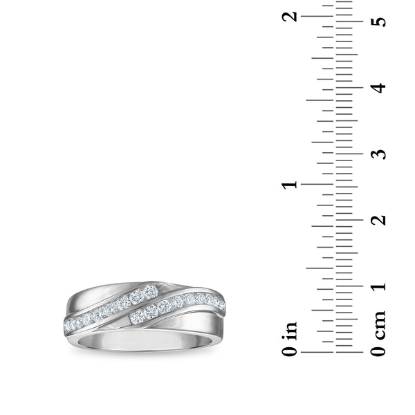 EcoLove 2 CTW Lab Grown Diamond Wedding Trio Set in 10KT White Gold