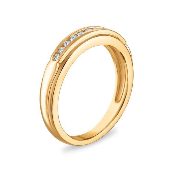 EcoLove 1-1/2 CTW Lab Grown Diamond Wedding Trio Set in 10KT Yellow Gold