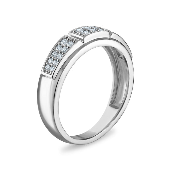 EcoLove 1-3/4 CTW Lab Grown Diamond Wedding Trio Set in 10KT White Gold