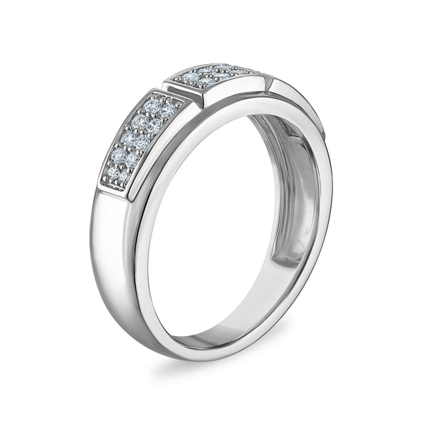 EcoLove 1-3/4 CTW Lab Grown Diamond Wedding Trio Set in 10KT White Gold