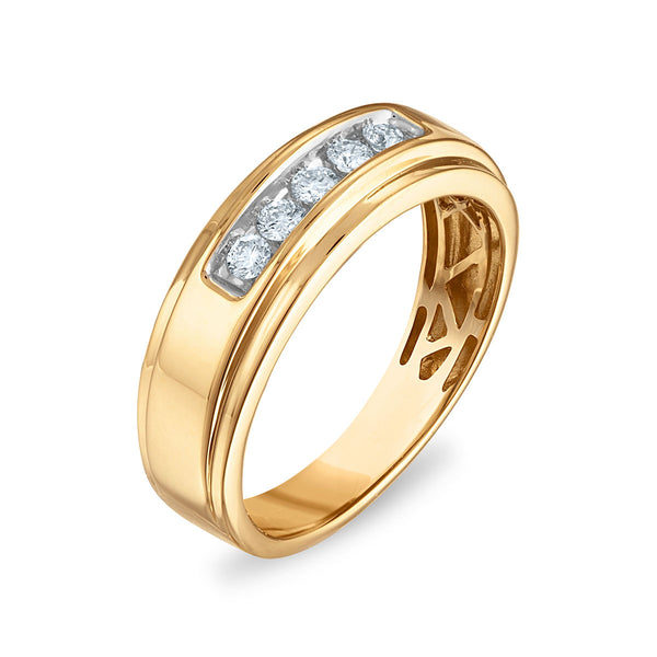 EcoLove 1/4 CTW Lab Grown Diamond Wedding Ring in 10KT Yellow Gold