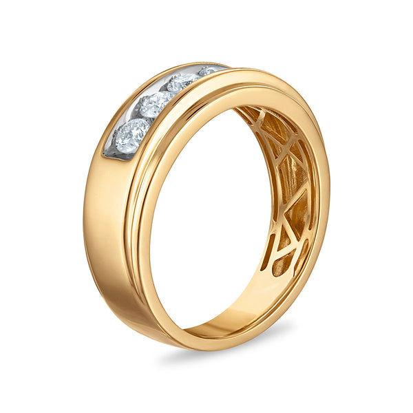 EcoLove 3/4 CTW Lab Grown Diamond Wedding Ring in 10KT Yellow Gold