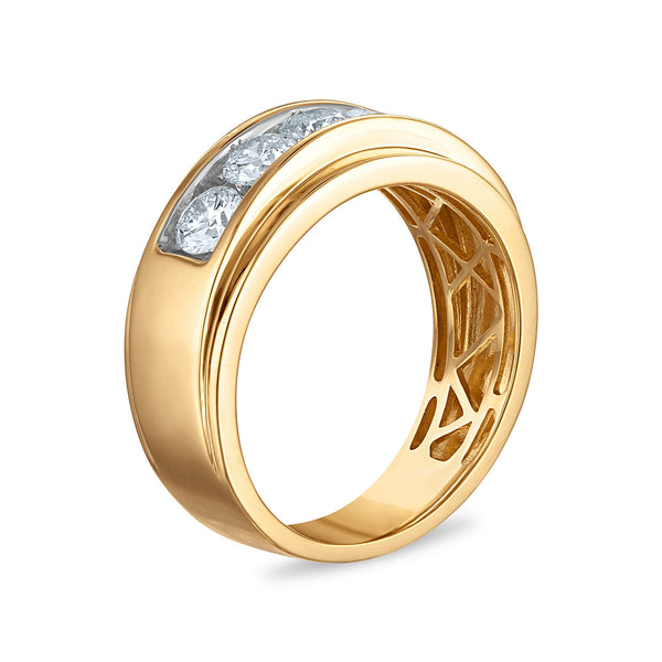 EcoLove 1-1/2 CTW Lab Grown Diamond Wedding Ring in 10KT Yellow Gold
