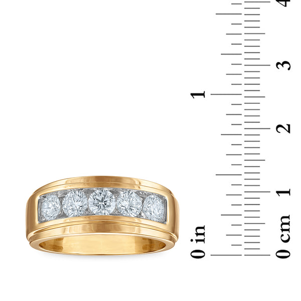 EcoLove 1-1/2 CTW Lab Grown Diamond Wedding Ring in 10KT Yellow Gold