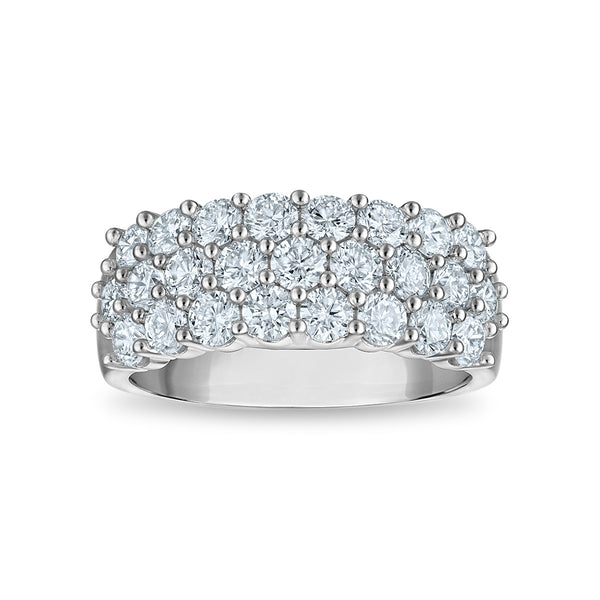 EcoLove 2 CTW Lab Grown Diamond Band in Sterling Silver