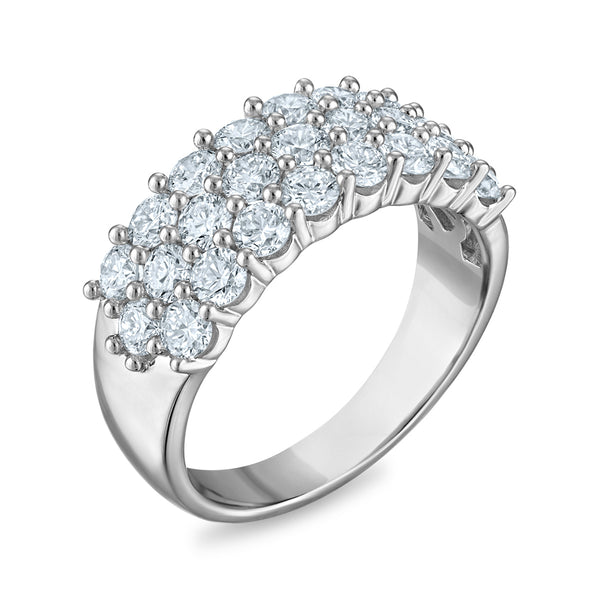 EcoLove 2 CTW Lab Grown Diamond Band in Sterling Silver