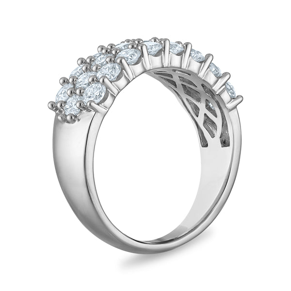 EcoLove 2 CTW Lab Grown Diamond Band in Sterling Silver