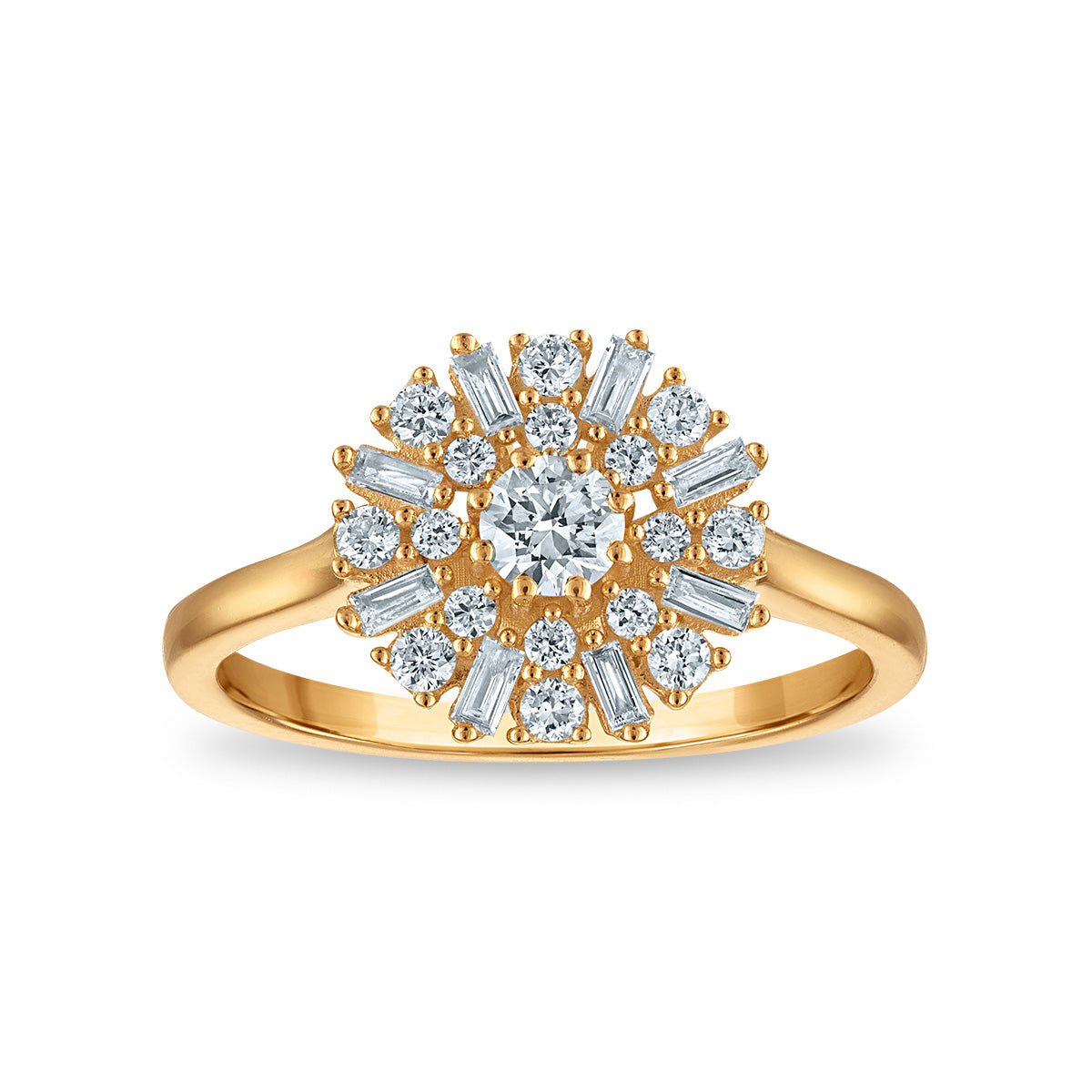 EcoLove 1/2 CTW Lab Grown Diamond Ring in 10KT Yellow Gold