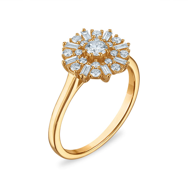 EcoLove 1/2 CTW Lab Grown Diamond Ring in 10KT Yellow Gold