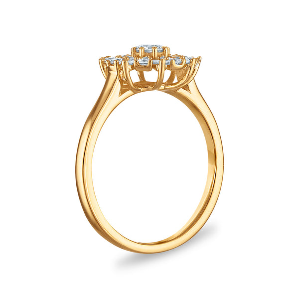 EcoLove 1/2 CTW Lab Grown Diamond Ring in 10KT Yellow Gold
