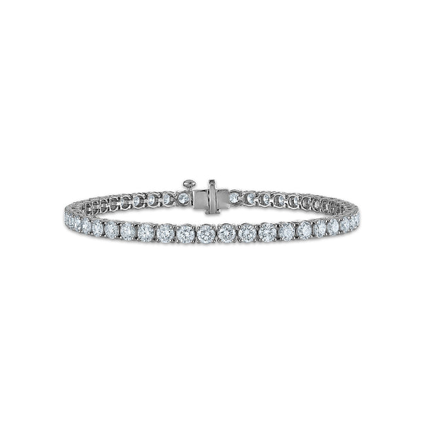 Red Hot Deal 7 CTW Lab Grown Diamond 7-inch Tennis Bracelet in 10KT White Gold