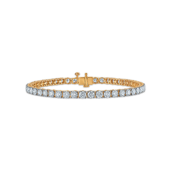 Red Hot Deal 7 CTW Lab Grown Diamond 7-inch Tennis Bracelet in 10KT Yellow Gold