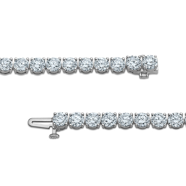 White Diamond Tennis Bracelet in 10KT Gold