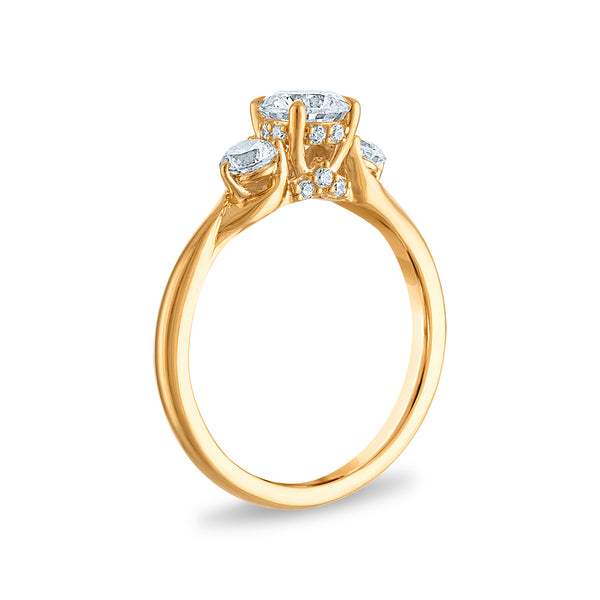 Red Hot Deal 1 CTW Lab Grown Diamond Ring in 10KT Gold