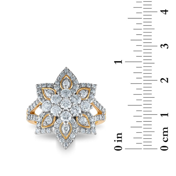 Red Hot Deal  1/2 CTW Natural Diamond Ring in 10KT Yellow Gold