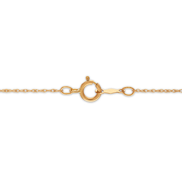 Red Hot Deal  1/4 CTW Natural Diamond Halo Cluster Oval Shape 18-inch Pendant in 10KT Yellow Gold