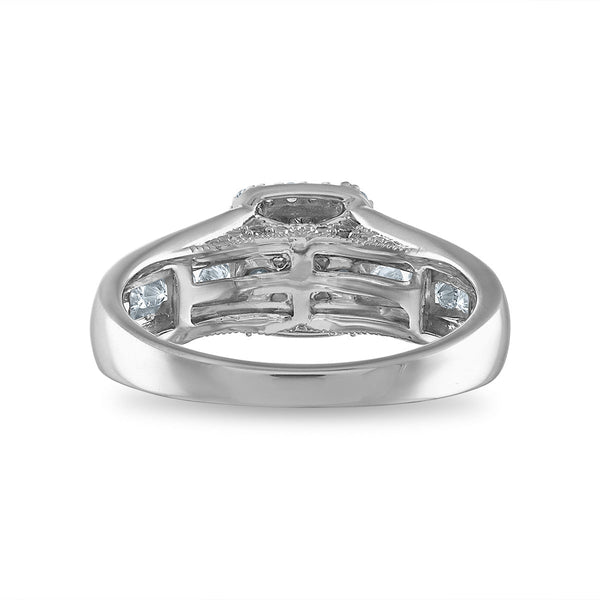 Red Hot Deal  1/2 CTW Natural Diamond Engagement Ring in 10KT White Gold
