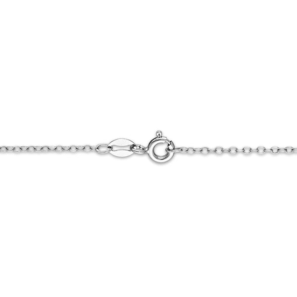 1/16 CTW Natural Diamond Heart Mom Pendant in Sterling Silver