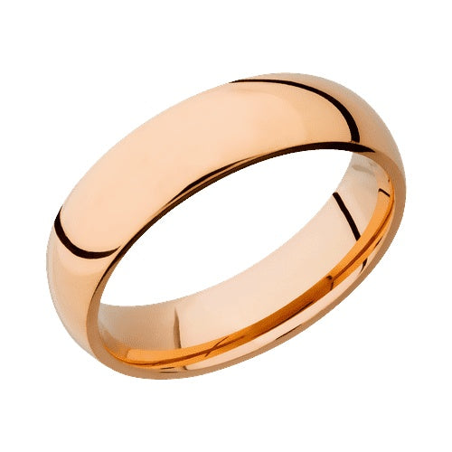 Lashbrook 14KT Rose Gold Band with Polished Finish