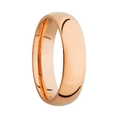 Lashbrook 14KT Rose Gold Band with Polished Finish