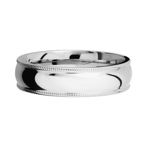 Lashbrook 10KT White Gold Band with Polished Finish