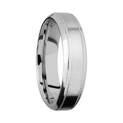 Lashbrook 10KT White Gold Band with Satin Polished Finish
