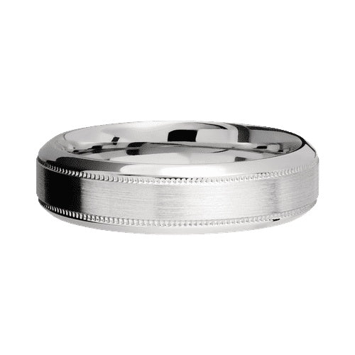 Lashbrook 10KT White Gold Band with Satin Polished Finish