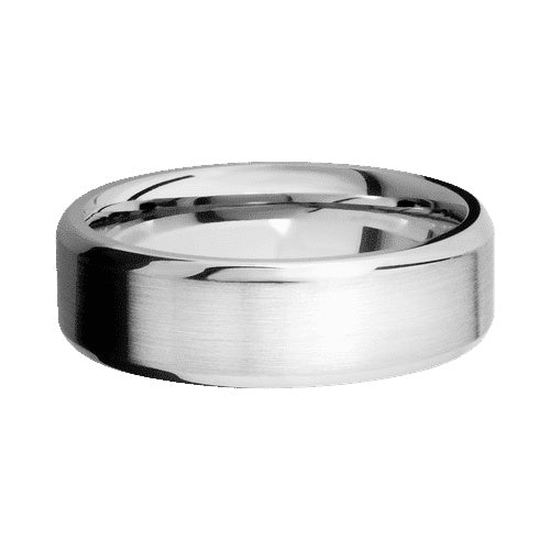 Lashbrook 10KT White Gold Band with Satin Polished Finish