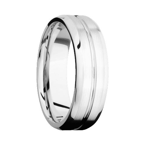 Lashbrook 10KT White Gold Band with Polish Satin Finish