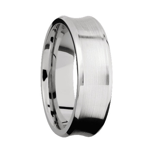 Lashbrook 10KT White Gold Band with Satin Polished Finish