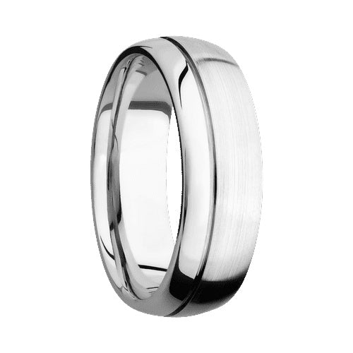 Lashbrook 10KT White Gold Band with Satin Polished Finish