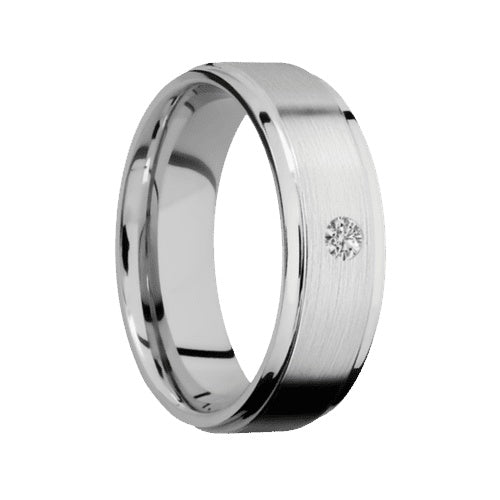 Lashbrook 10KT White Gold Band with Satin Polished Finish