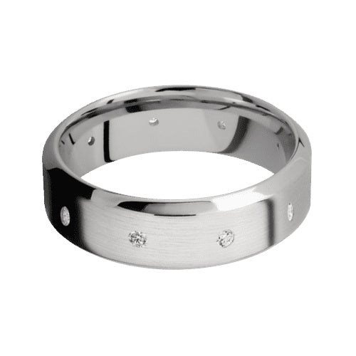 Lashbrook 10KT White Gold Band with Satin Polished Finish
