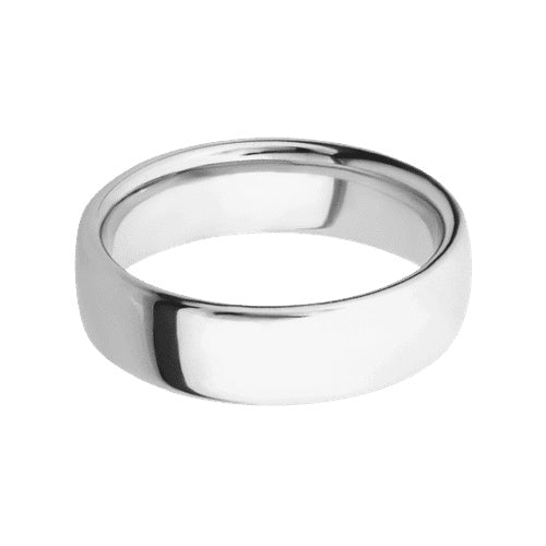 Lashbrook 14KT White Gold Band with Polished Finish