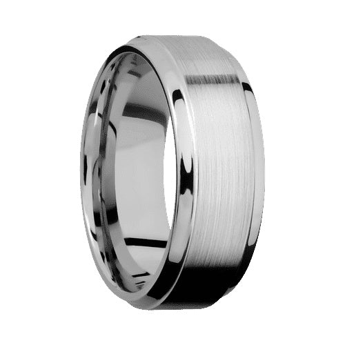 Lashbrook 10KT White Gold Band with Satin Polished Finish
