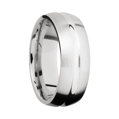 Lashbrook 10KT White Gold Band with Polish Satin Finish