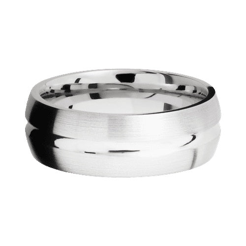 Lashbrook 10KT White Gold Band with Polish Satin Finish