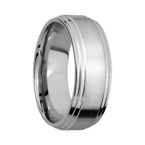 Lashbrook 10KT White Gold Band with Satin Polished Finish