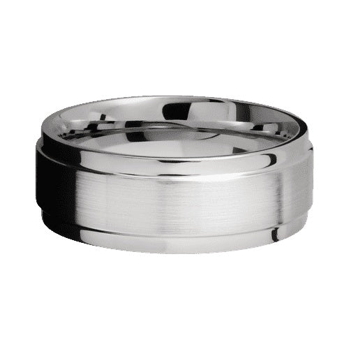 Lashbrook 10KT White Gold Band with Satin Polished Finish
