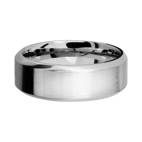 Lashbrook 10KT White Gold Band with Satin Polished Finish