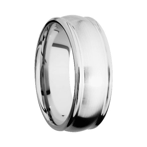 Lashbrook 10KT White Gold Band with Satin Polished Finish