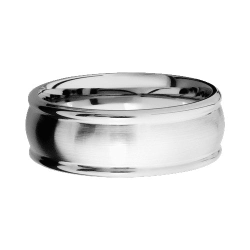 Lashbrook 10KT White Gold Band with Satin Polished Finish