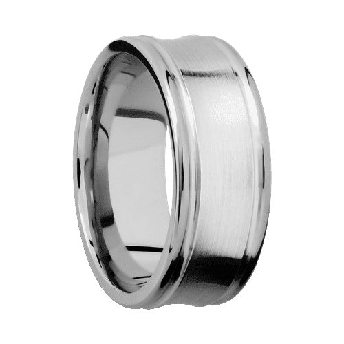 Lashbrook 10KT White Gold Band with Satin Polished Finish