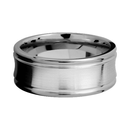 Lashbrook 10KT White Gold Band with Satin Polished Finish