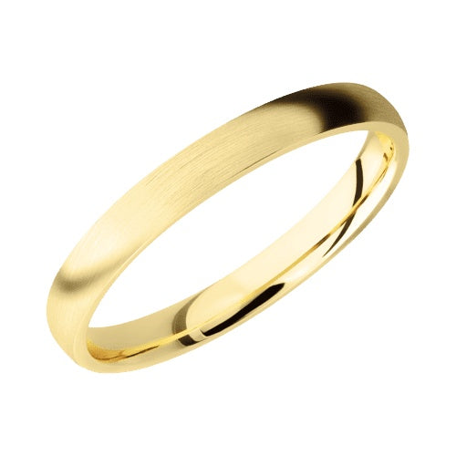 Lashbrook 10KT Yellow Gold Band with Satin Finish