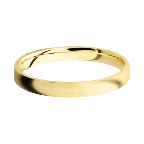 Lashbrook 10KT Yellow Gold Band with Satin Finish