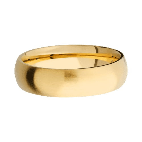 Lashbrook 10KT Yellow Gold Band with Satin Finish