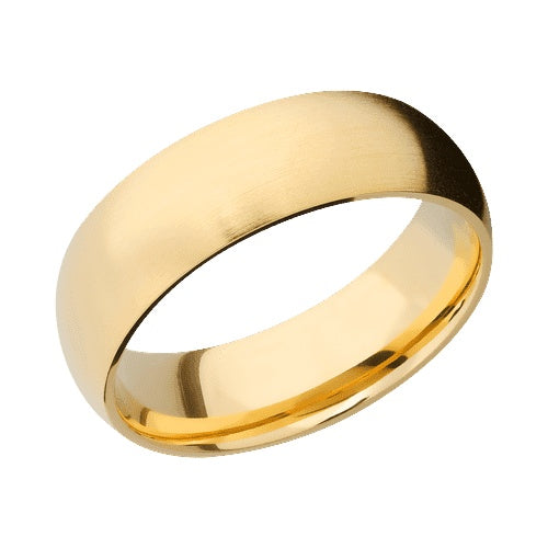 Lashbrook 10KT Yellow Gold Band with Satin Finish